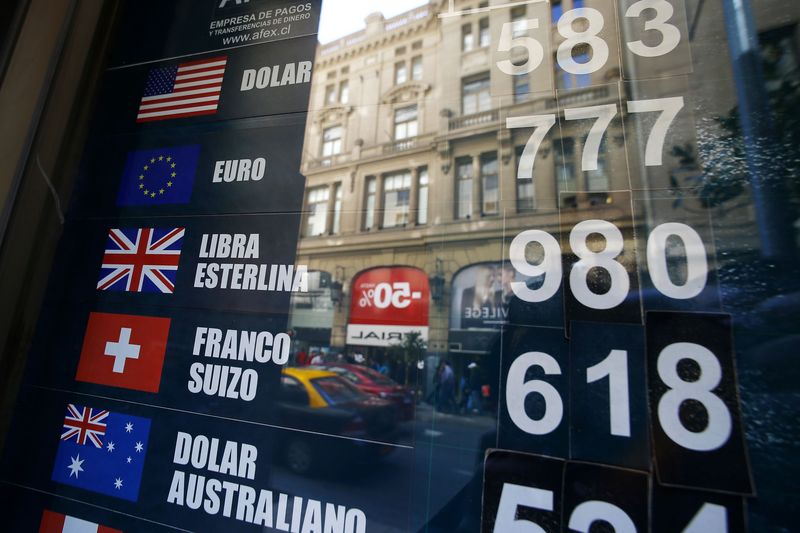 &copy; Reuters.  Peso chileno abre al alza por toma de ganancias y alza precio cobre