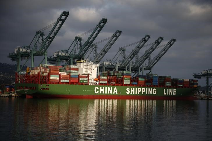 &copy; Reuters.  Chinese trade balance 60.34B vs. 46.79B forecast