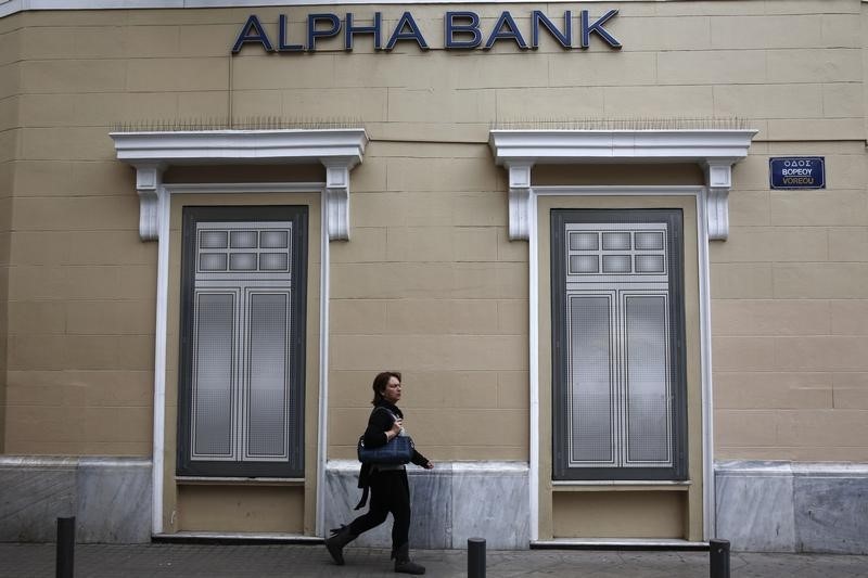 &copy; Reuters.  Alpha Bank concluye ampliación de capital y no requerirá fondos del rescate