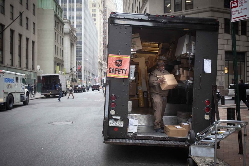 &copy; Reuters.  Paketriese UPS verbucht im Weihnachtsquartal Gewinnsprung