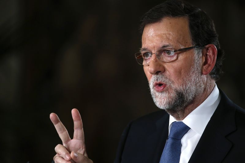 &copy; Reuters.  Rajoy diz que destituirá governo da Catalunha e convoca eleições