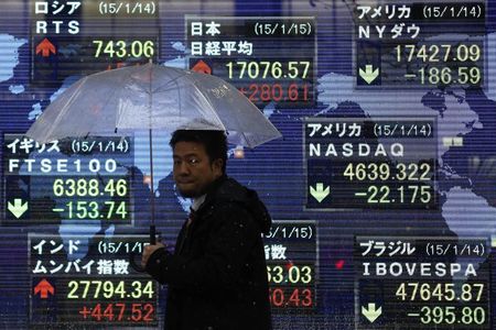 Asian stocks sink before packed week; Nikkei hit by pre-BOJ jitters