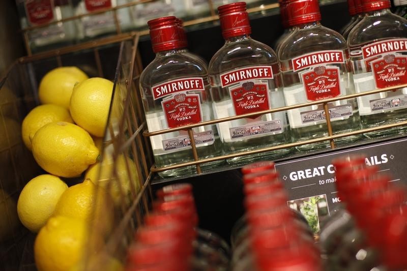 &copy; Reuters.  Diageo to sell 19 brands to U.S.-based Sazerac for $550 mln