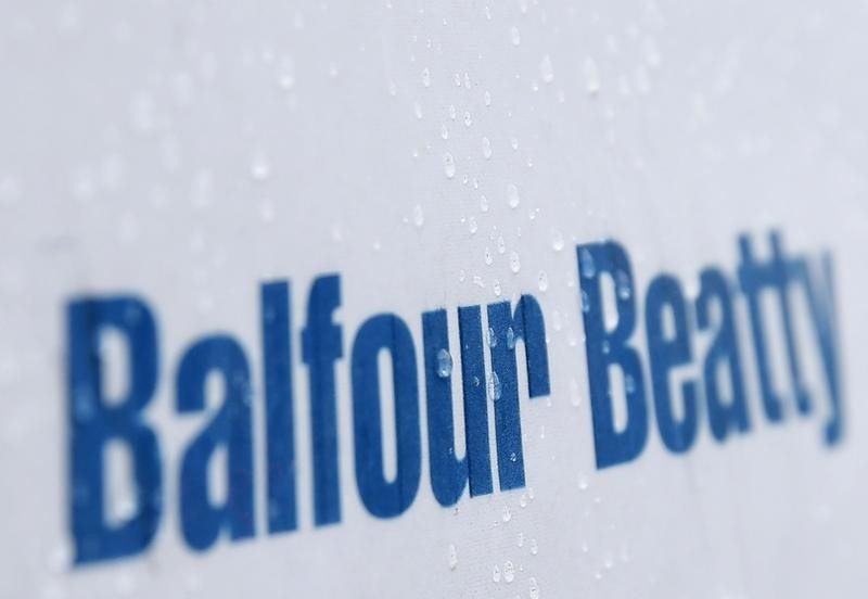 &copy; Reuters.  Saga studies sale of insurance unit, Balfour Beatty lands £1.2bn contract