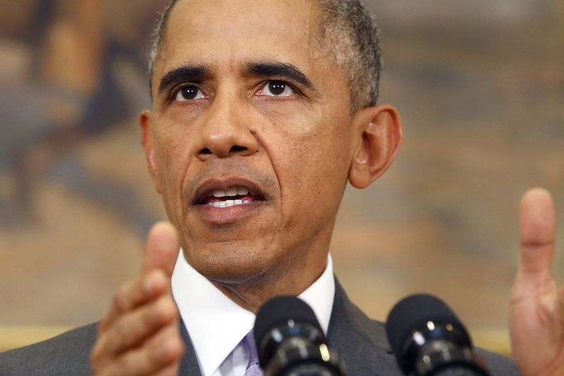 &copy; Reuters.  Obama defende acordo nuclear com Irã em discurso semanal