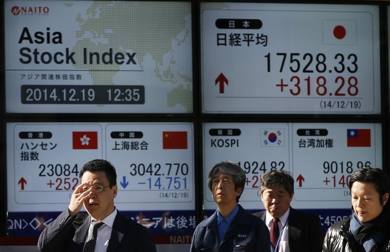Bursa Asia Naik Abai Sinyal Ekonomi yang Lemah, Saham-Saham di China Turun
