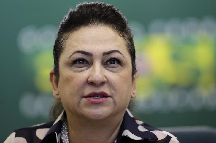 &copy; Reuters.  Kátia Abreu diz que bola do acordo com UE estava com Bolsonaro, mas foi 'roubada'