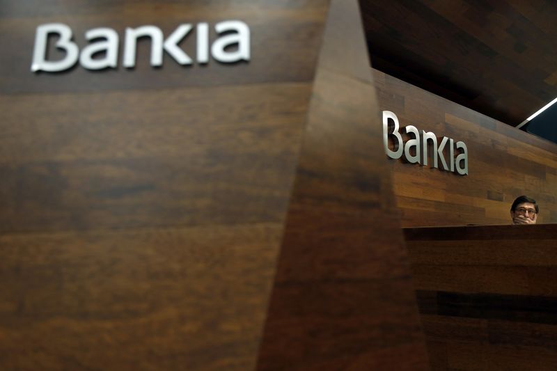 &copy; Reuters.  Bankia eleva beneficios a marzo un 12,8 pct a marzo