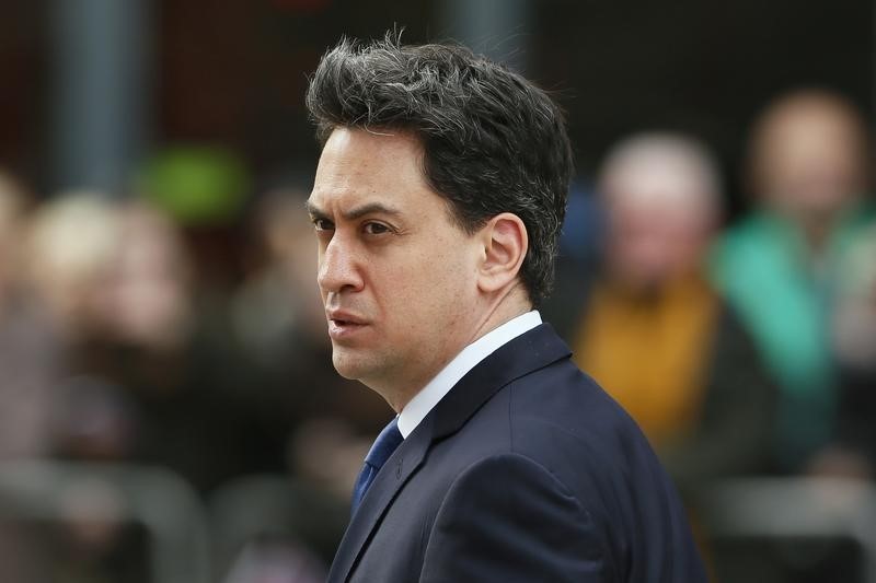 &copy; Reuters.  Miliband vai renunciar como líder trabalhista britânico após derrota em eleição, diz BBC