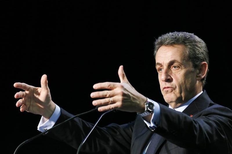 &copy; Reuters.  Sarkozy, investigado formalmente por supuesta financiación electoral de Libia