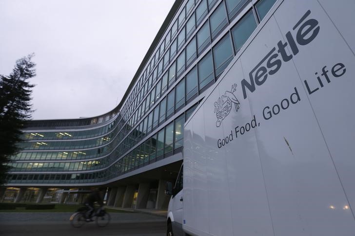 &copy; Reuters.  Nestle drückt Schweizer Börse ins Minus 