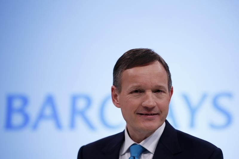 &copy; Reuters.  Barclays demite presidente-executivo para acelerar mudança estratégica