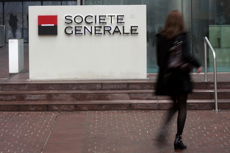&copy; Reuters.  Société Générale prevê avanço menor da receita até 2026; em Paris, ação tomba mais de 9%
