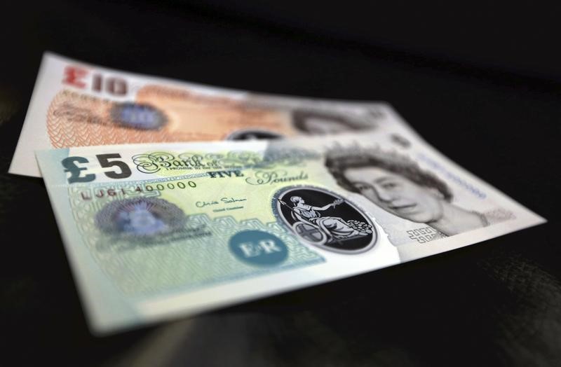 &copy; Reuters.  Sterling edged up to session highs after Bank of England minutes