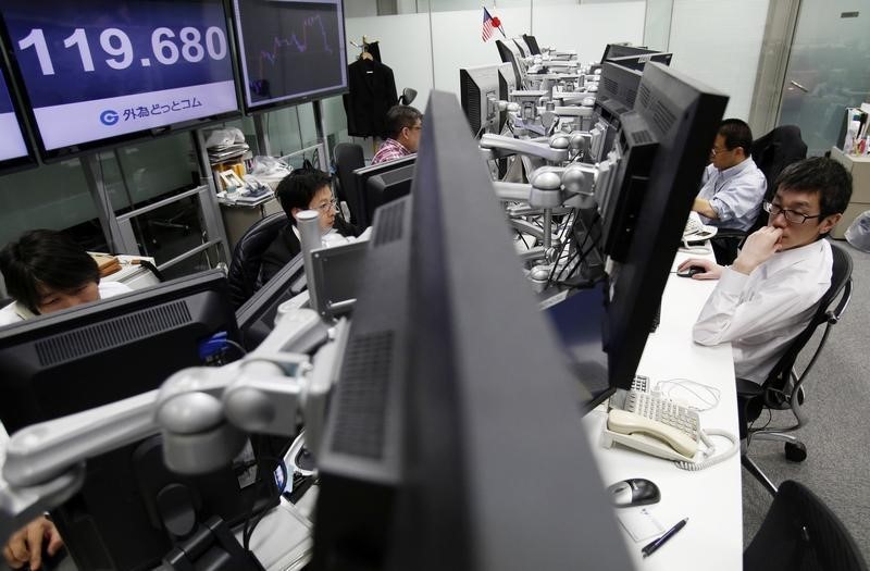 &copy; Reuters.  जापान शेयर व्यापार की चिंताओं से बाधित, रक्षात्मक लाभ
