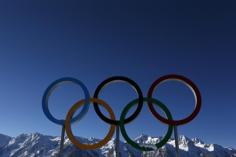 &copy; Reuters.  Olympics-Russian & American skeleton racers refuse to the break ice