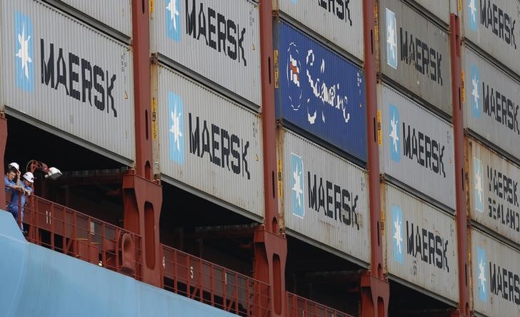 &copy; Reuters.  Ações da Maersk disparam com forte resultado do 2o tri e programa de recompra de ações