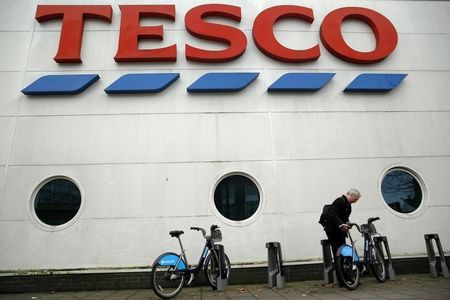 U.K. supermarket Tesco says sales uptick is leading to market share gains