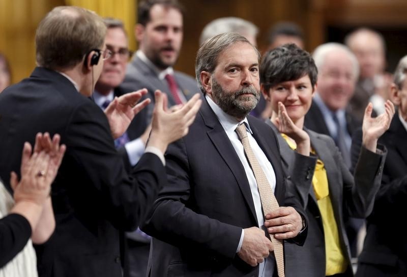 &copy; Reuters.  Canada opposition NDP: would not feel bound by Pacific trade deal 