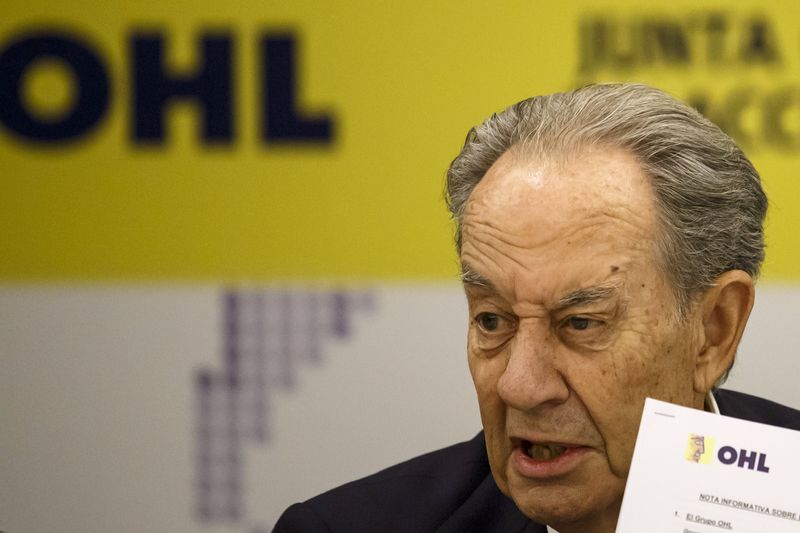 &copy; Reuters.  Villar Mir reconoce ‘contactos preliminares’ y OHL rebota un 7%