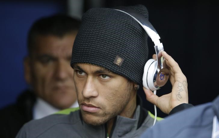 &copy; Reuters.  Rumor de saída de Neymar Jr. do PSG provoca queda de token do clube