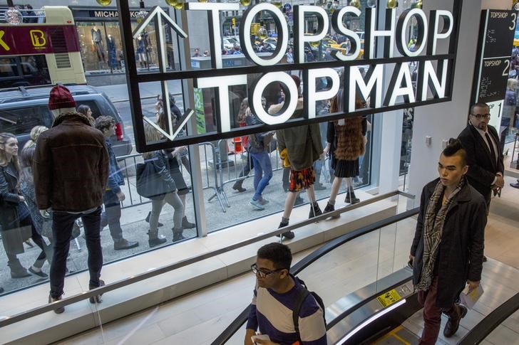 &copy; Reuters.  Australia's Myer says local Topshop chain in administration