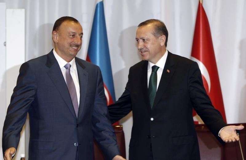 &copy; Reuters.  Cumhurbaşkanı Erdoğan: &quot;Azerbaycan'a desteğimizi sürdüreceğiz&quot;