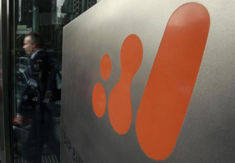 &copy; Reuters.  BHP's boss faces $11 billion dilemma as prices languish