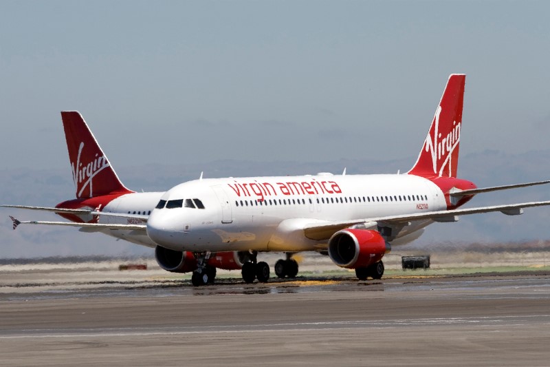 &copy; Reuters.  Alaska Airlines compra Virgin America por unos 2.600 millones de dólares