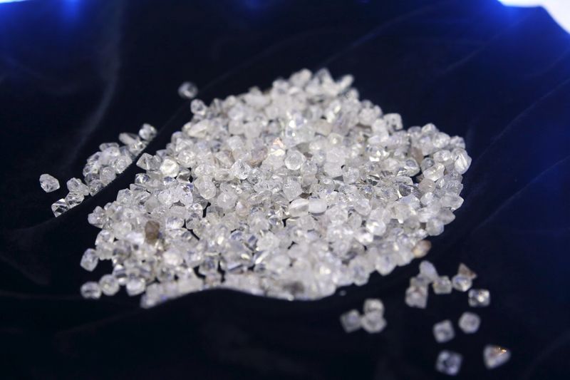 &copy; Reuters.  Russian diamond firm Alrosa 2018 net profit up 15 pct