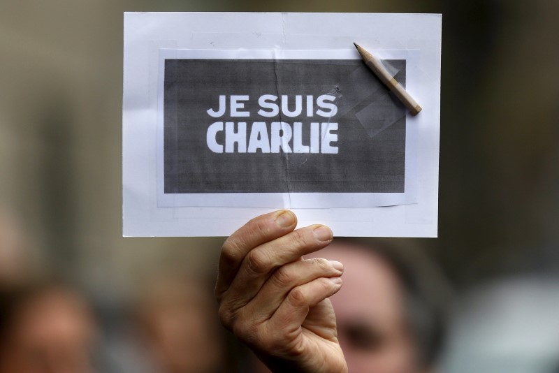 &copy; Reuters.  França recorda vítimas do Charlie Hebdo três anos após ataques