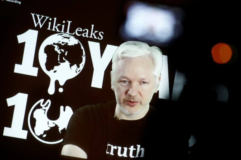 &copy; Reuters.  Julian Assange says will not forgive or forget after Sweden drops investigation