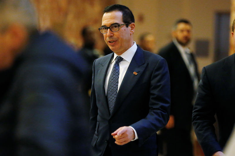 Dow Cuts Gains on Stimulus Uncertainty as Mnuchin Says Talks to Continue