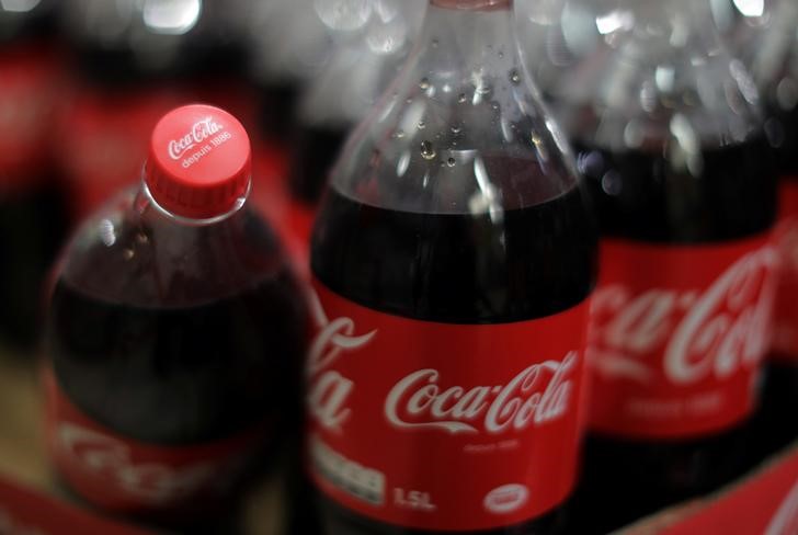 &copy; Reuters.  Resultados e receitas da Coca-Cola acima do esperado no Q1