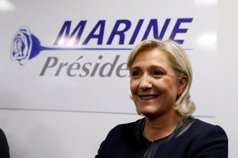 &copy; Reuters.  France's Le Pen launches election bid with vow to fight globalization