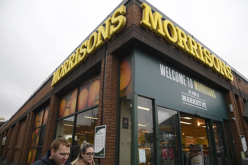 &copy; Reuters.  Britain's Morrisons sees better second half after first dip in sales since 2016