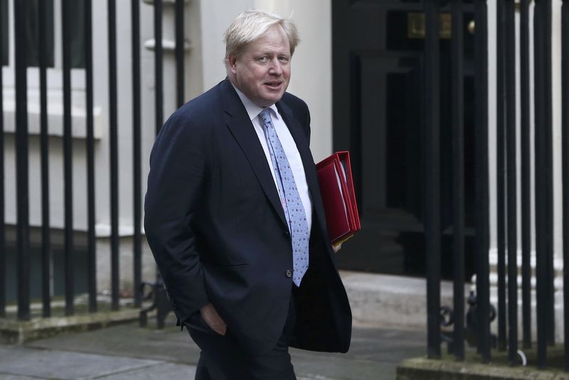 &copy; Reuters.  UK's Boris Johnson plays down Conservative rift, NZ near top of trade deal queue