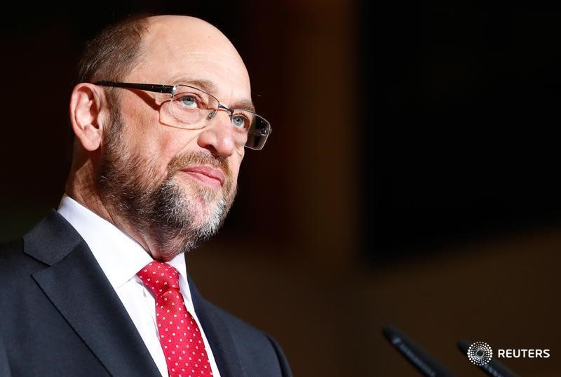 &copy; Reuters.  Schulz kündigt harten Kurs bei Koalitionsverhandlungen an