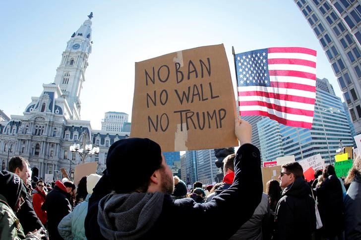 &copy; Reuters.  Manifestações de 1ºde Maio nos EUA miram política de imigração de Trump
