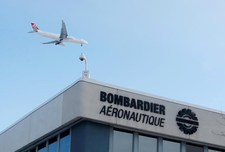 &copy; Reuters.  UPDATE 5-Bombardier to cut 5,000 jobs, sell units; share dive on cash flow worries