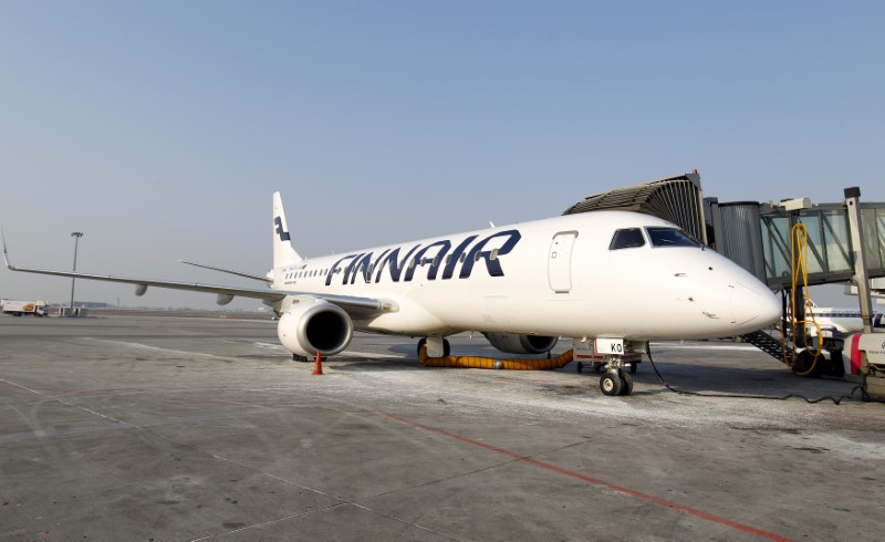 &copy; Reuters.  La aerolínea Finnair ganó 1,6 millones de euros netos hasta marzo