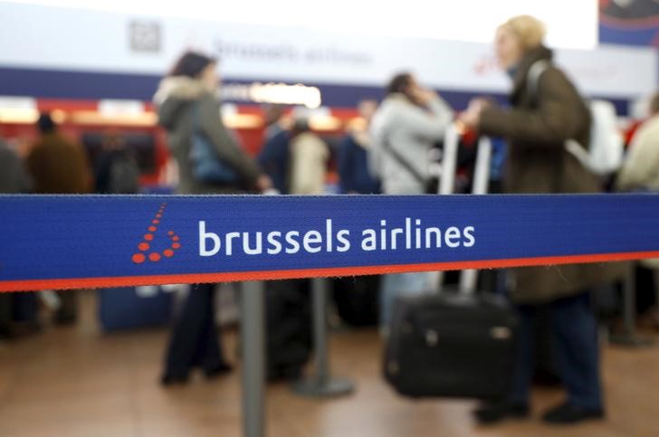 &copy; Reuters.  Flights grounded as Brussels Airlines pilots begin strike