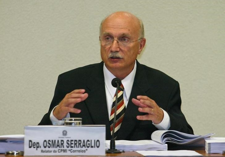 &copy; Reuters.  Osmar Serraglio rejeita assumir Ministério da Transparência, diz fonte do PMDB