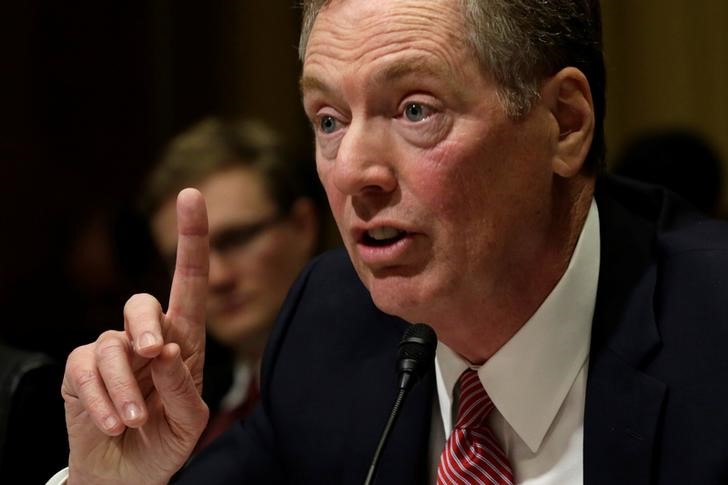 &copy; Reuters.  Lighthizer Spoke With China's Liu He Monday by Phone, USTR Says