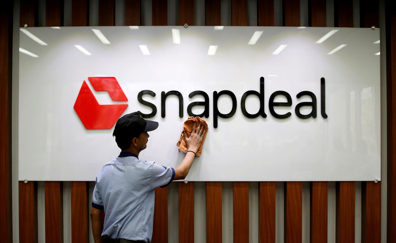 &copy; Reuters.  亞馬遜(AMZN.US)競爭對手Snapdeal計劃明年在印度IPO，籌集1.65億美元