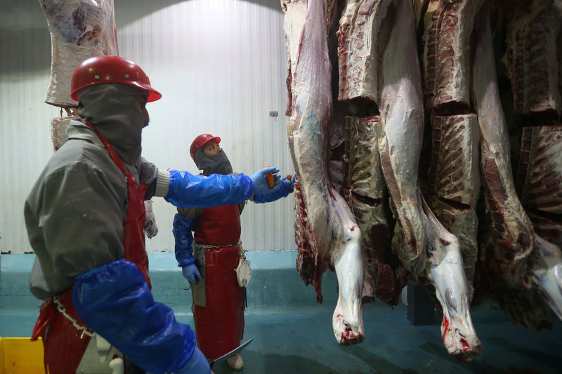 &copy; Reuters.  China recebe primeiro embarque de carne bovina dos EUA em 14 anos