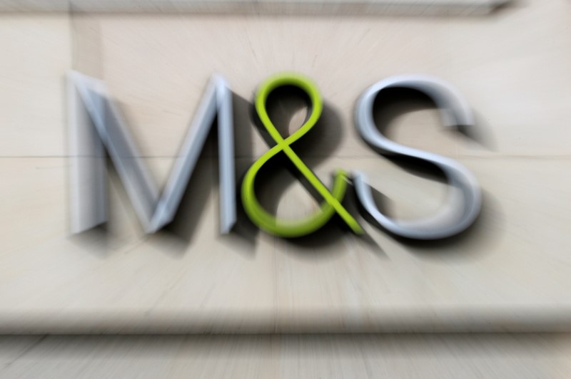 &copy; Reuters.  FTSE 100 down as M&S slumps on Ocado deal rights issue