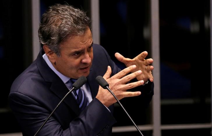 &copy; Reuters.  Ministro do STF quebra sigilo bancário de Aécio e Andréa Neves