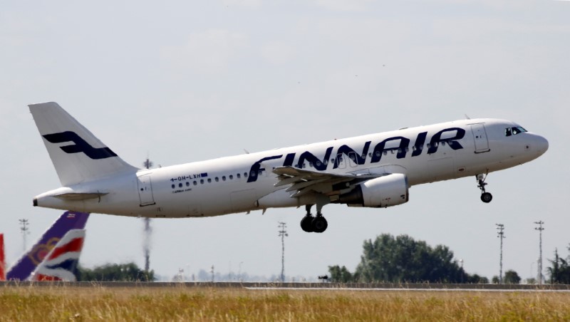&copy; Reuters.  Finnair stops taking new reservations to mainland China