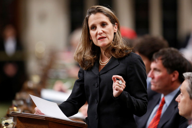 &copy; Reuters.  RPT-Canada's Freeland says 'good progress' made in NAFTA talks